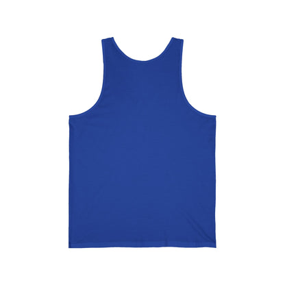 White minimalist tank top with a clean pocket and subtle Printify logo, perfect for casual summer wear.