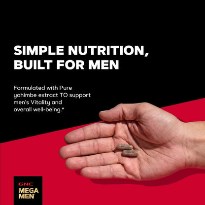 GNC Men'S Yohimbe 451, Pure Extract, 60 Capsules