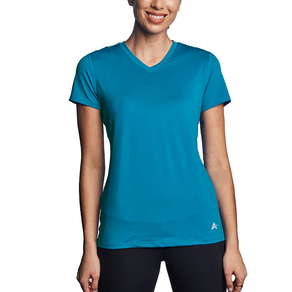 Women'S Cooling V-Neck Short Sleeve T-Shirt
