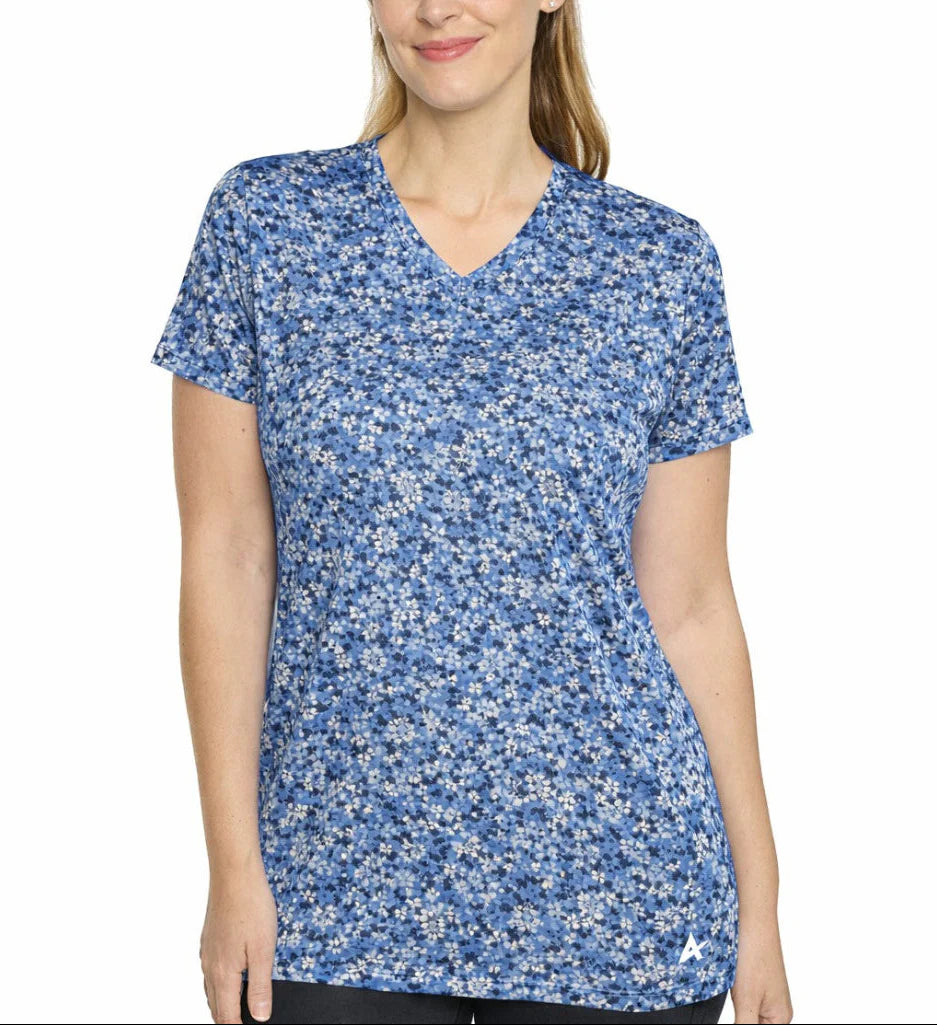 Women'S Cooling V-Neck Short Sleeve T-Shirt