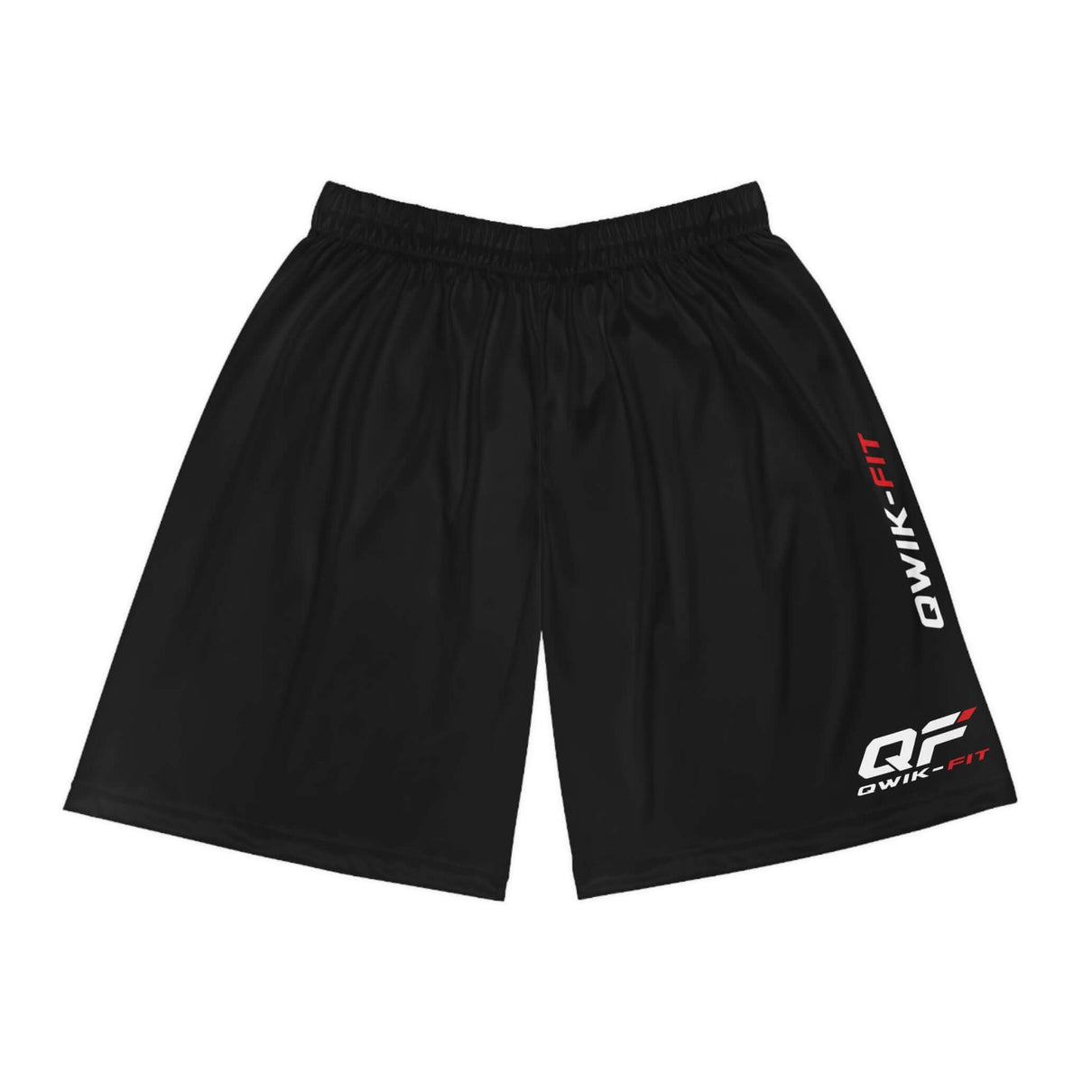 Youth moisture-wicking basketball shorts in black, ideal for practice and active daily wear.