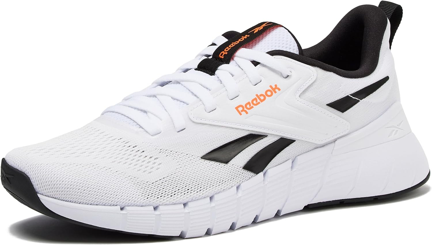 Reebok Nano Gym 1.0 men's athletic workout shoes with black and gray design, featuring breathable mesh and supportive sole.