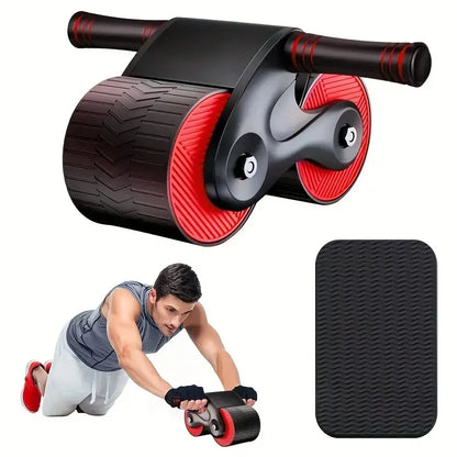Automatic Rebound Abdominal Muscle Training Wheel-0