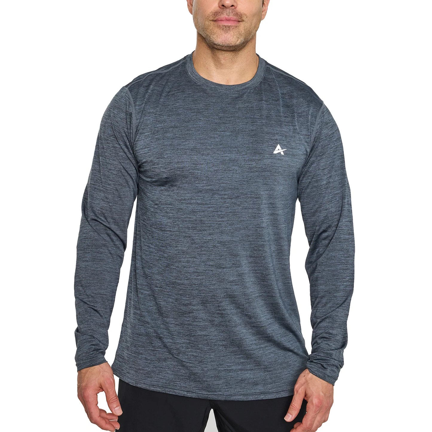 Men'S Cooling Crew Neck Long Sleeve T-Shirt