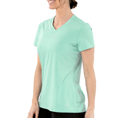 Women'S Cooling V-Neck Short Sleeve T-Shirt