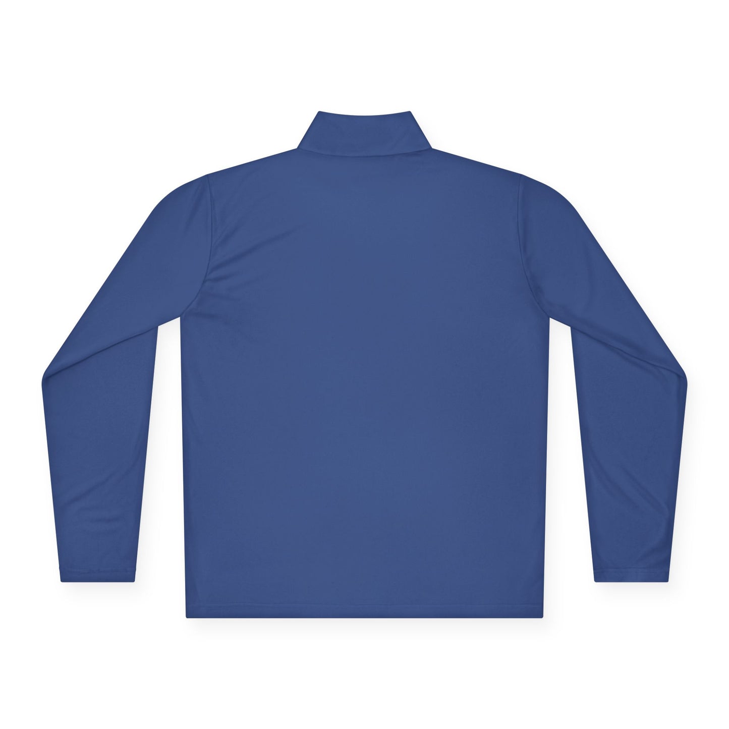 Quarter-Zip Pullover with Small Red 'F' Logo — Minimal Athletic Pullover