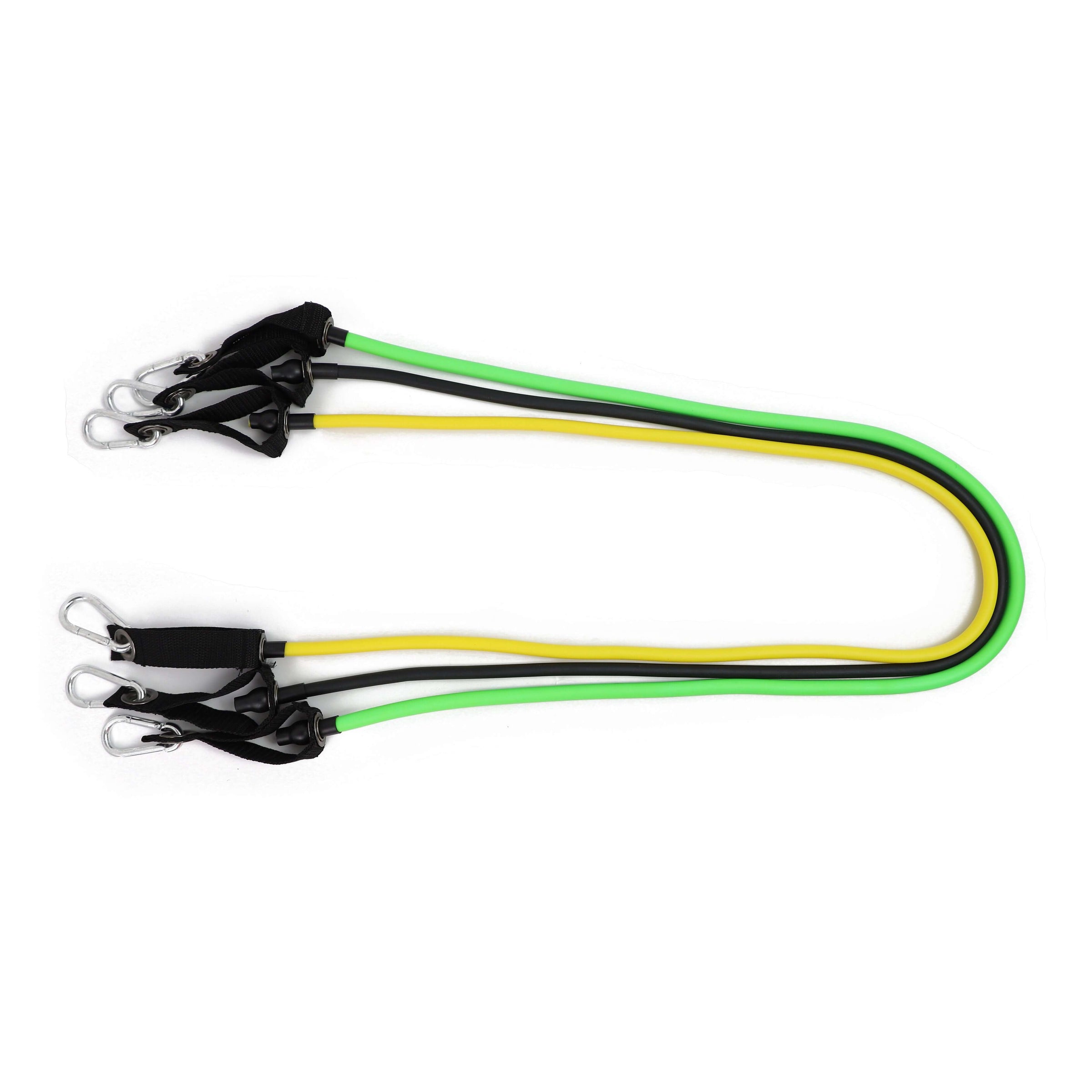 Maji Sports full-body resistance training kit with durable resistance bands and metal fittings for enhanced workout safety.