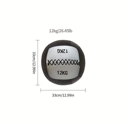 12kg Non-Slip Fitness Ball Filled with High Elastic Cotton Yarn-3