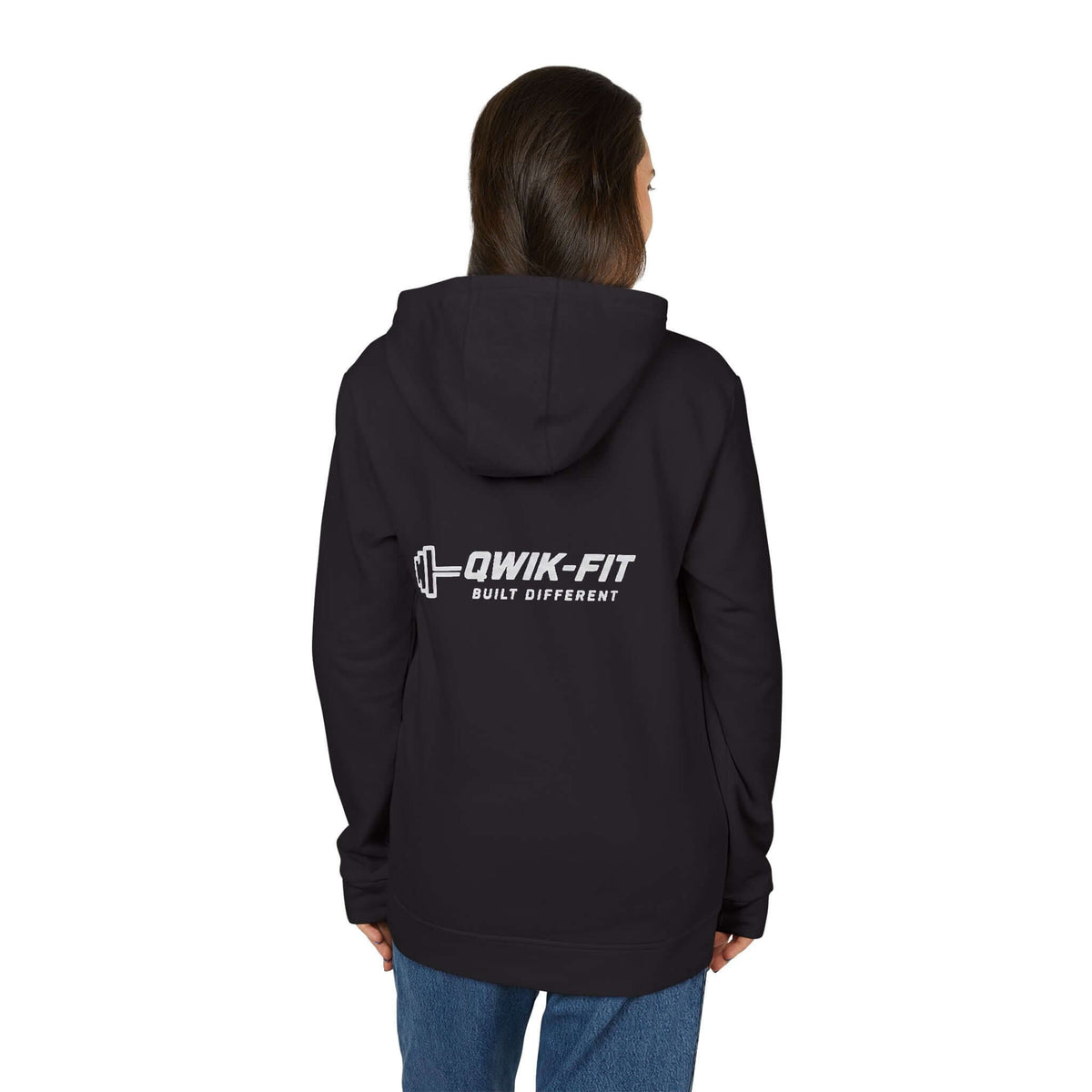White Adidas Hoodie - Qwik-Fit Logo Athletic Pullover product image 7