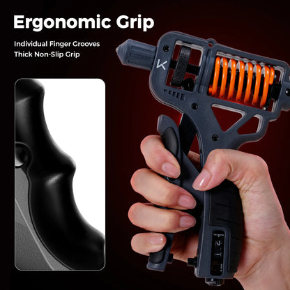 Keep H-Shaped Ergonomic Grip Strengthener, Adjustable 10-660LBS Resistance, for Muscle Relaxation, Forearm Training, Hand Therapy & Stress Relief