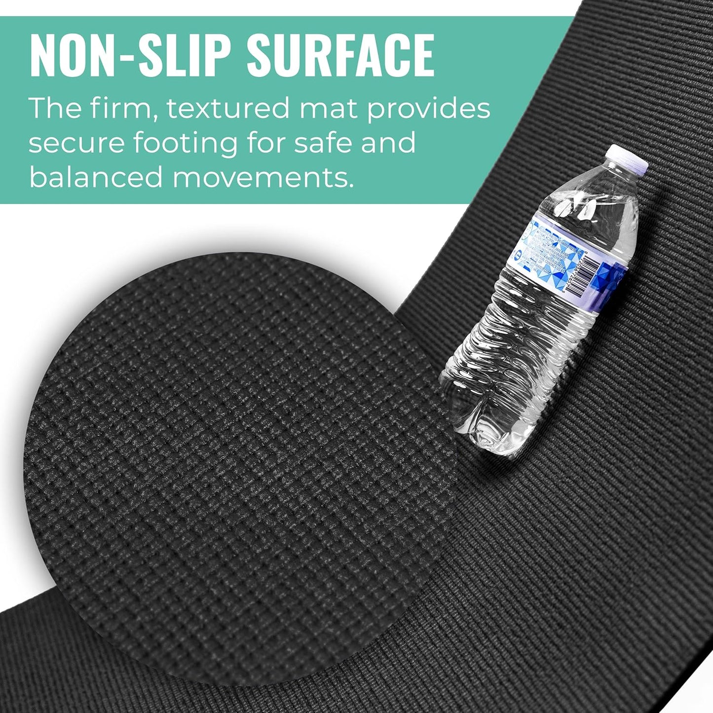 UPWARD FIT Elevate Yoga Mats 10-pack, 72x24 inch, 4mm thick, non-slip, easy-to-clean gym mats for schools and studios.