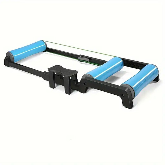 Quiet Indoor Cycling Trainer Rollers - Adjustable Resistance(Blue) product image 1
