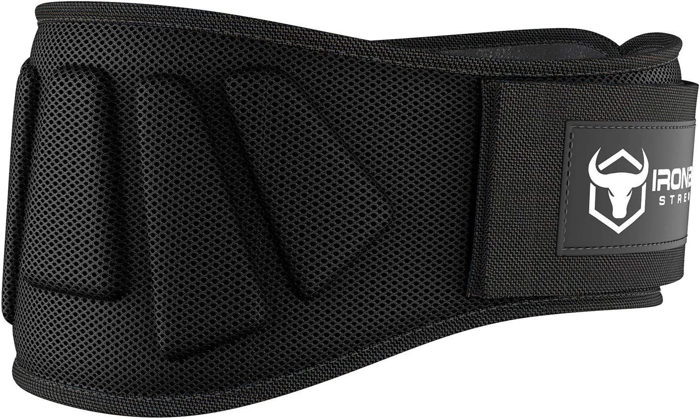 Iron Bull Strength 6-inch auto-lock weightlifting belt with back support for men and women, ideal for lifting and cross training.