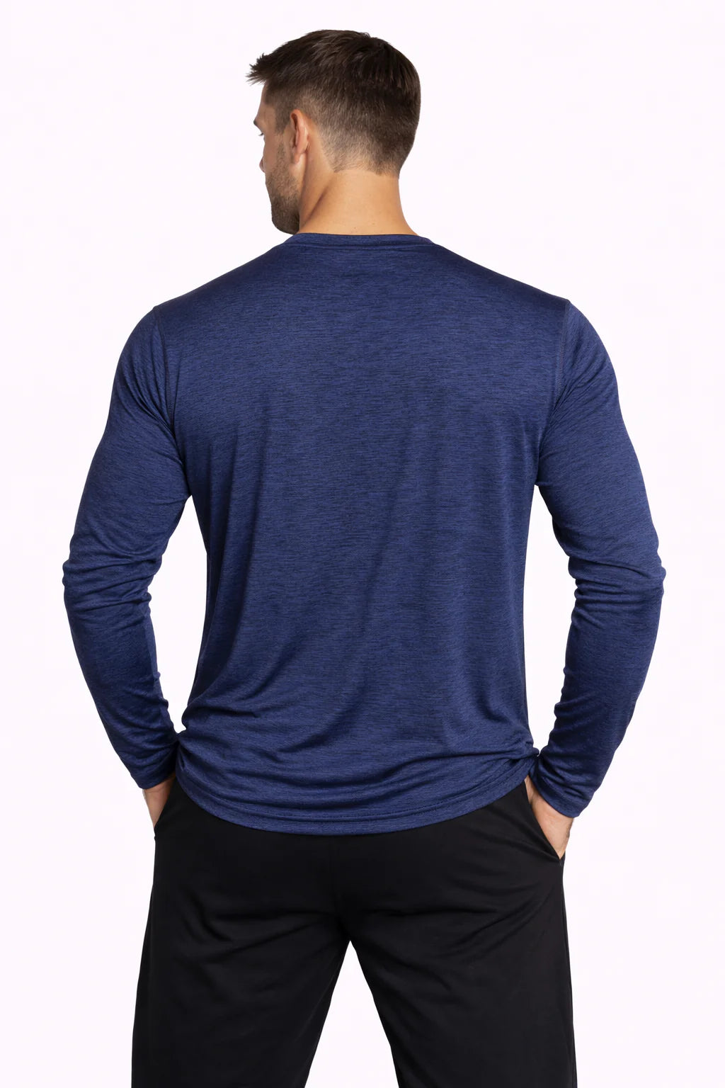 Men'S Cooling Crew Neck Long Sleeve T-Shirt