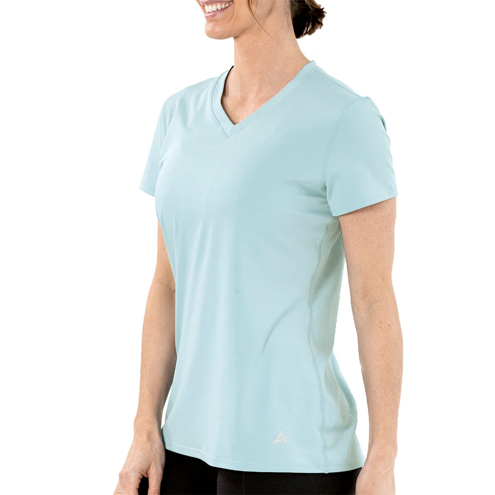 Women'S Cooling V-Neck Short Sleeve T-Shirt