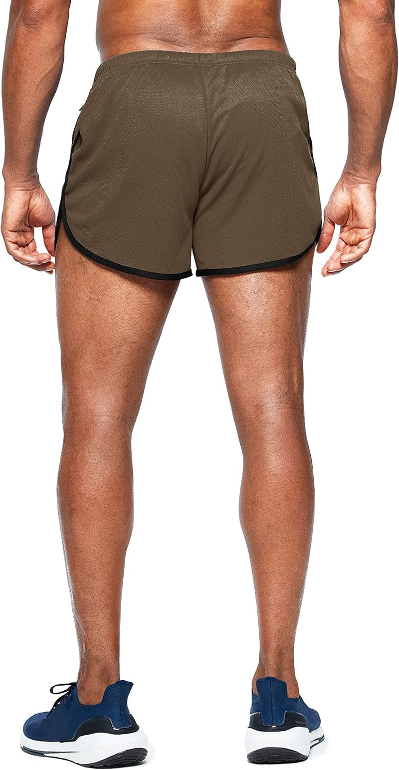 G Gradual men's running shorts with 3-inch length, quick-dry fabric, zipper pockets, ideal for gym, athletic, and jogging activities.