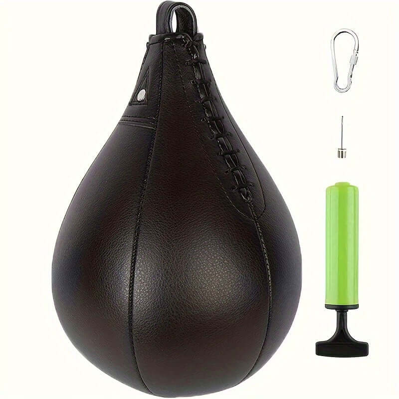 Pear-Shaped Boxing Speed Ball - Hanging Punching Bag(Black) product image 1