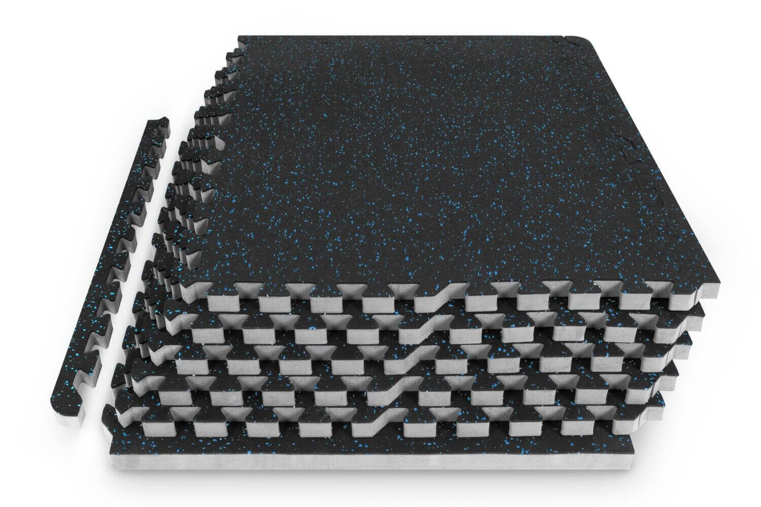 Rubber Top Exercise Puzzle Mat 0.75in 24sqft-2