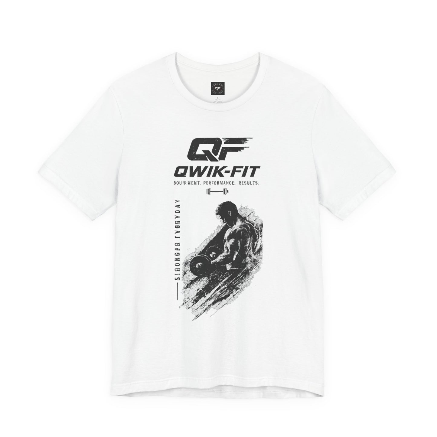 Qwik-Fit Athletic Tee — Weightlifting Gym T-Shirt