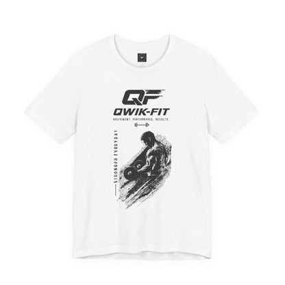 Qwik-Fit Athletic Tee — Weightlifting Gym T-Shirt