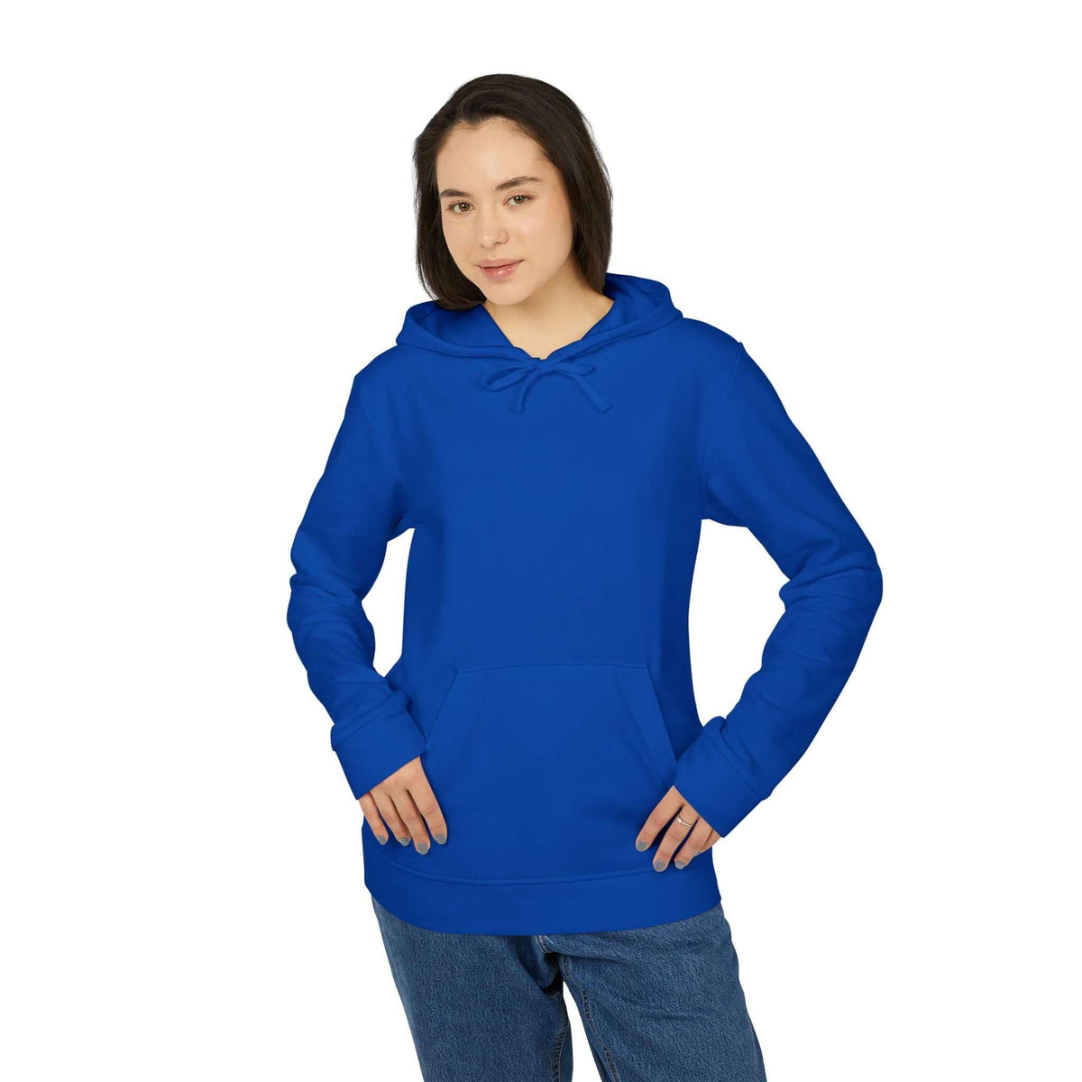 White Adidas Hoodie - Qwik-Fit Logo Athletic Pullover product image 12
