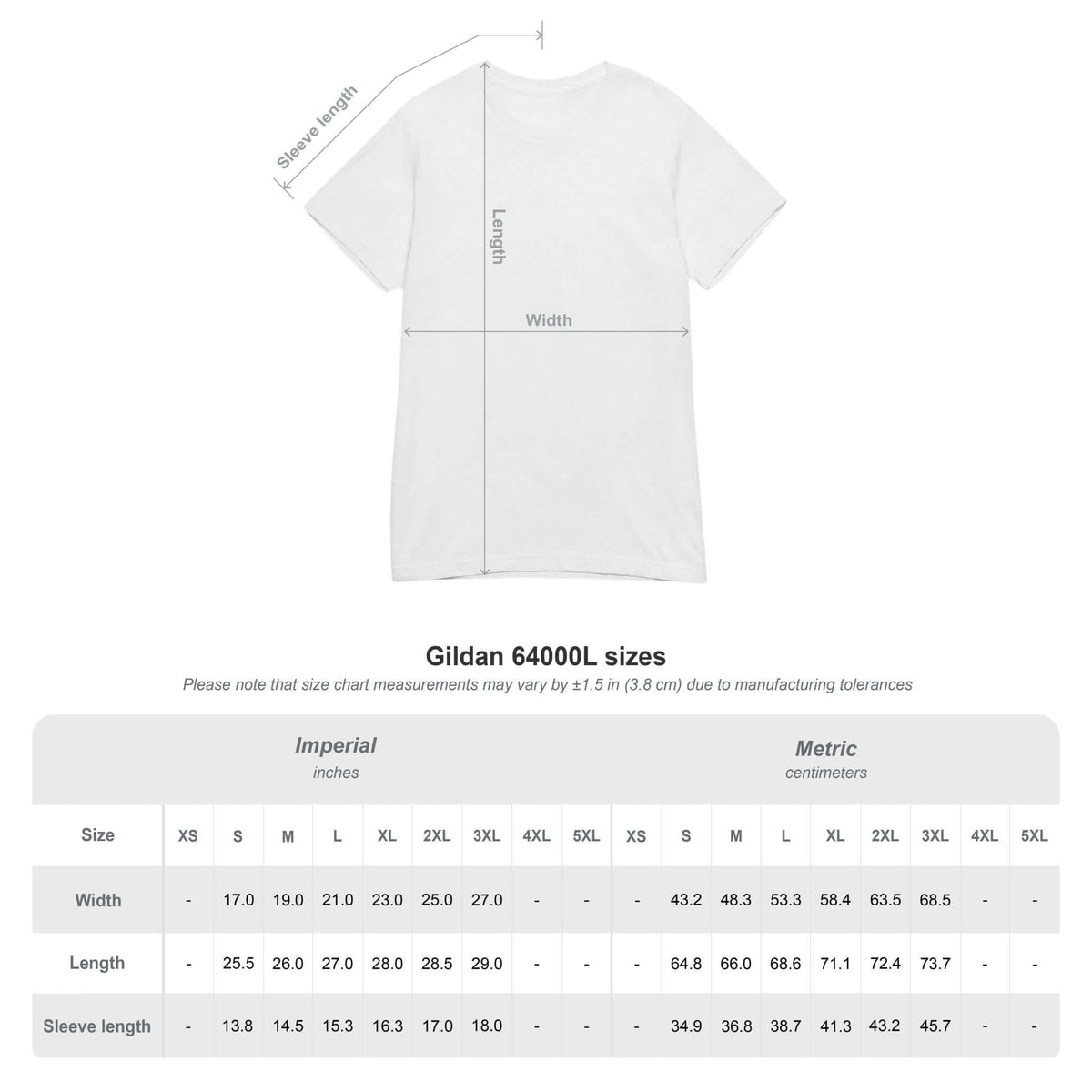 Size chart for women's athletic softstyle tee shirt showing dimensions for length, width, and sleeve length.