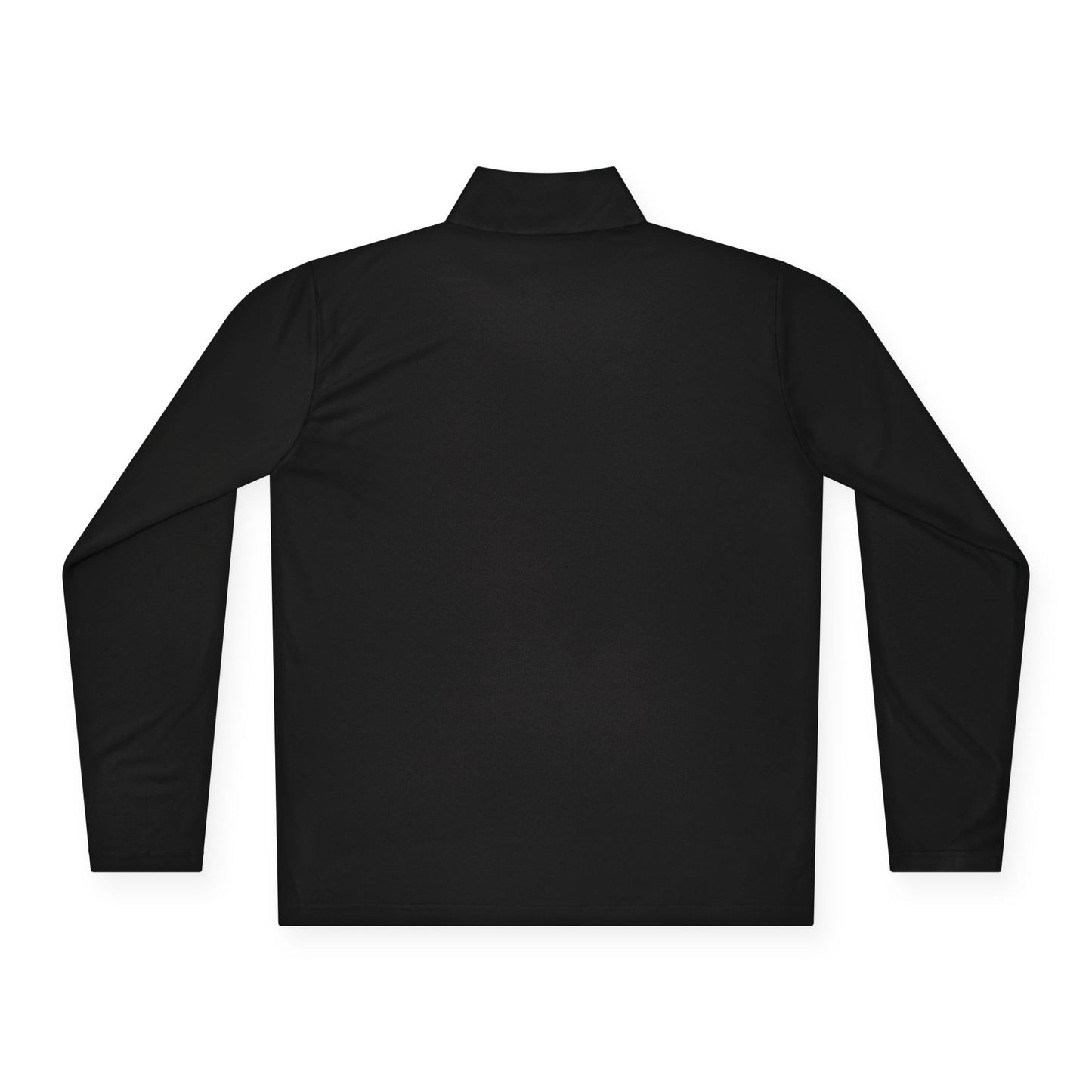 Quarter-Zip Pullover with Small Red 'F' Logo — Minimal Athletic Pullover