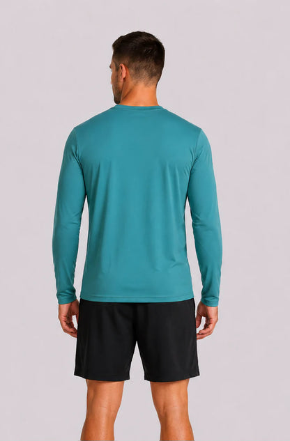 Men'S Cooling Crew Neck Long Sleeve T-Shirt