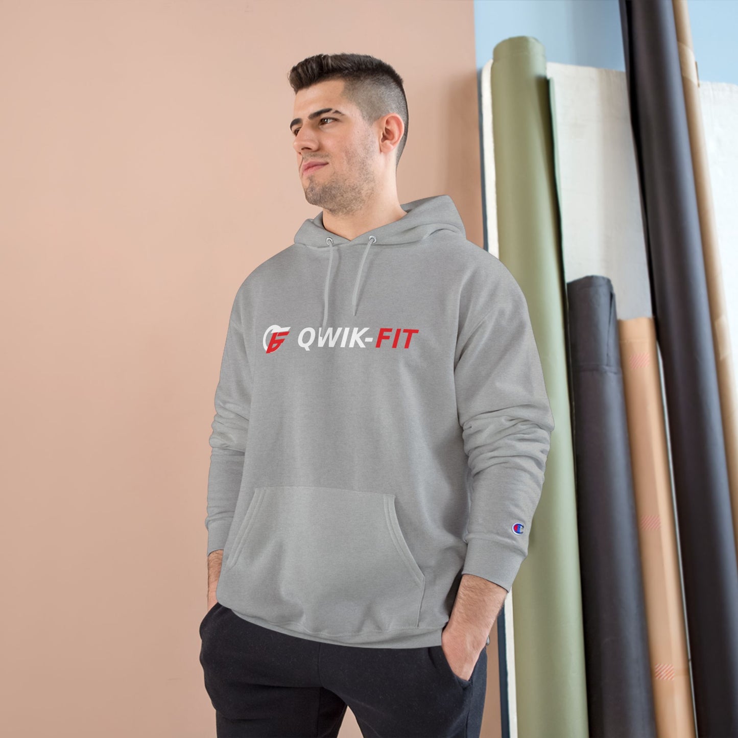 Hoodie — QWIK-FIT Logo Athletic Pullover