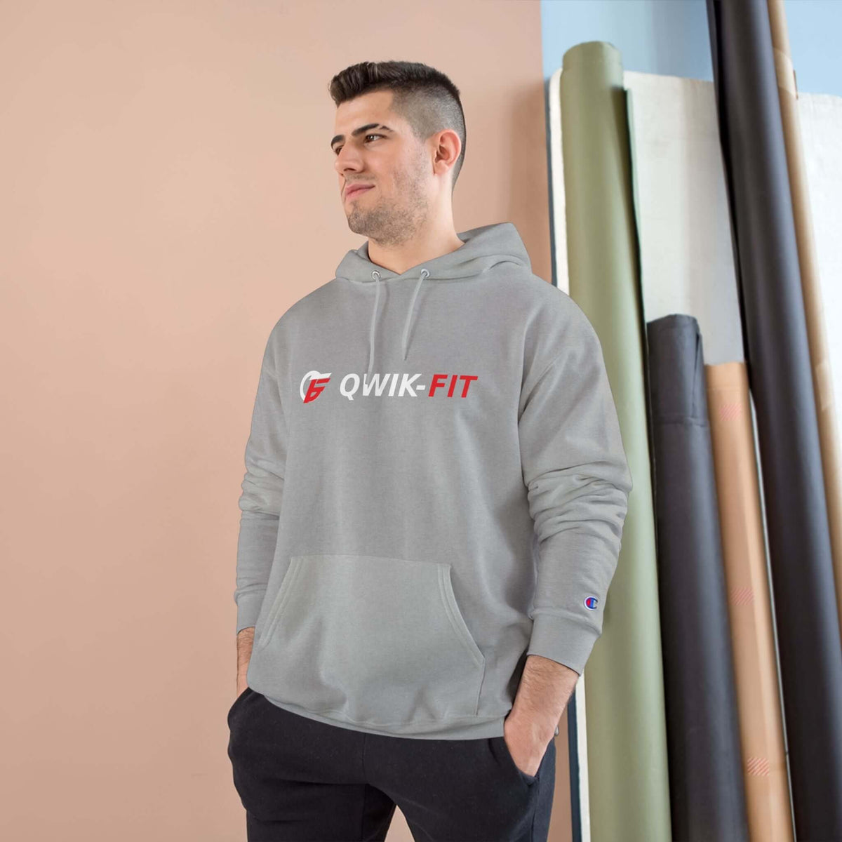 Hoodie - Qwik-Fit Logo Athletic Pullover product image 7