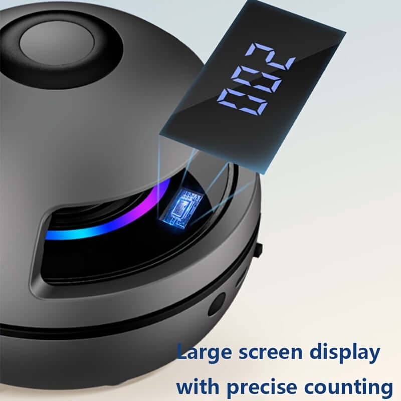 Large screen display of a smart device showing precise counting and user-friendly features.