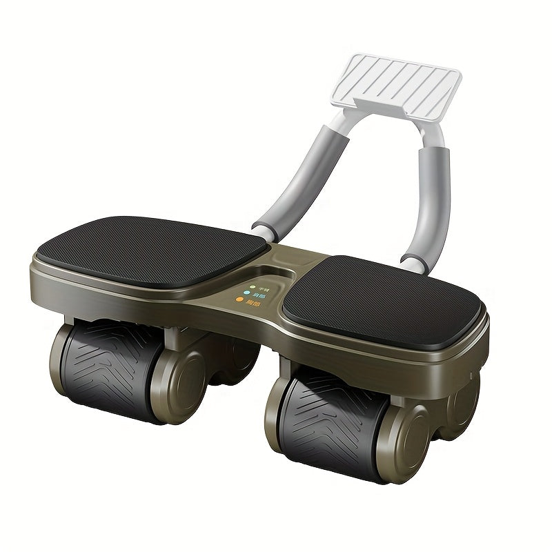 Automatic Rebound Ab Wheel Core Trainer with Support for effective home workouts.