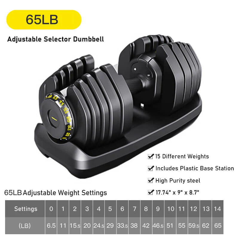 Adjustable Dumbbells Set – All-in-One Free Weight Pair