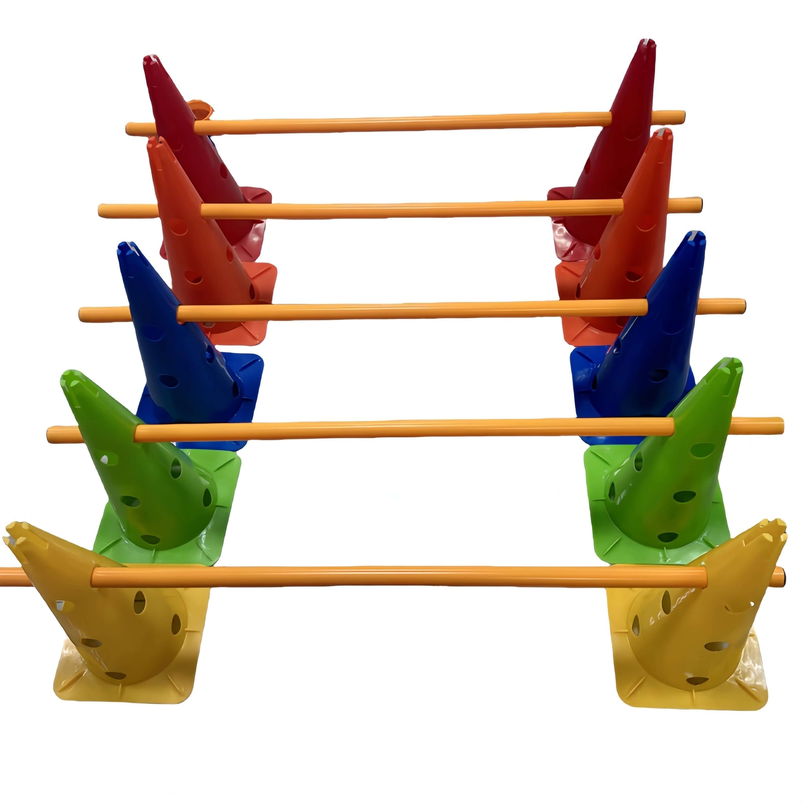 9-Piece Adjustable Soccer Training Hurdle Set product image 2