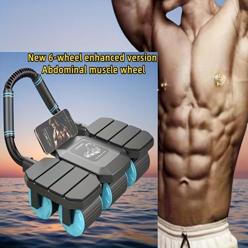 6-Wheel Ab Trainer with Elbow Support & Pad product image 5