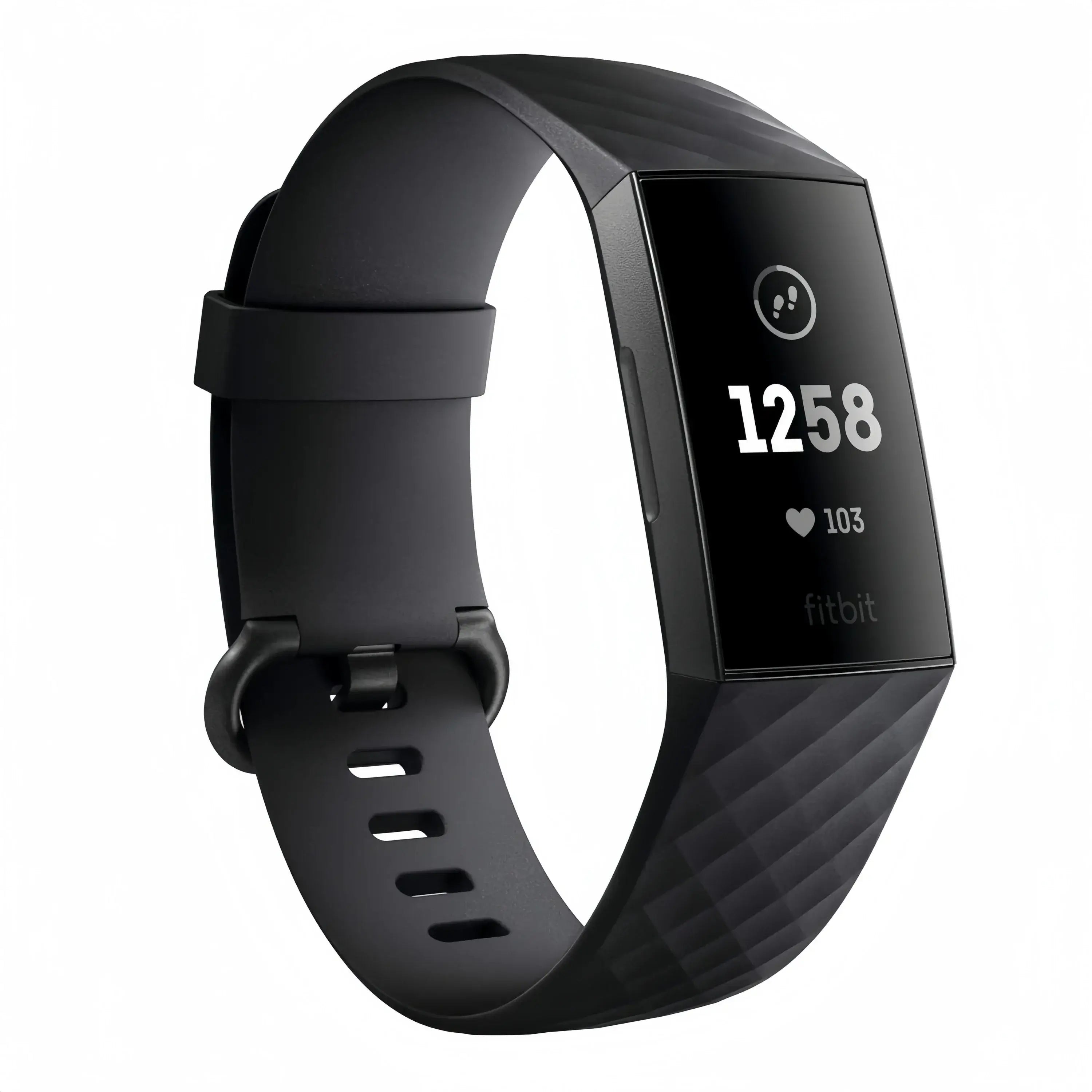 Fitness Tracker Watch Notifications Black product image 1