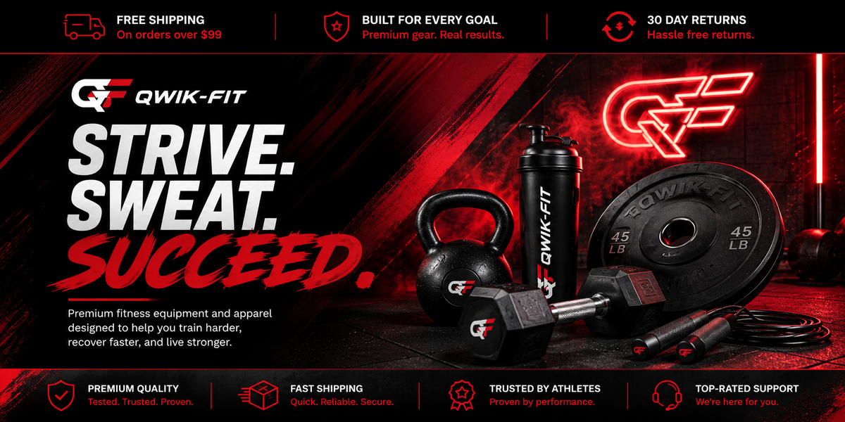 Qwik-Fit fitness equipment and workout gear
