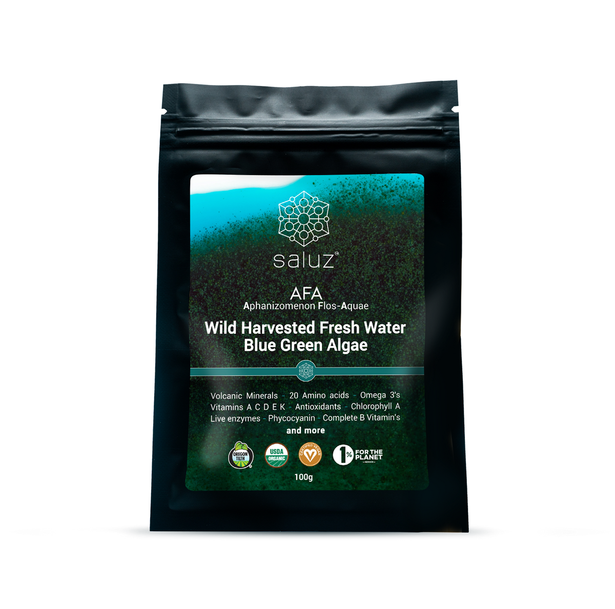 AFA Wild Harvested Blue Green Algae by Saluz™ — alternate view 4