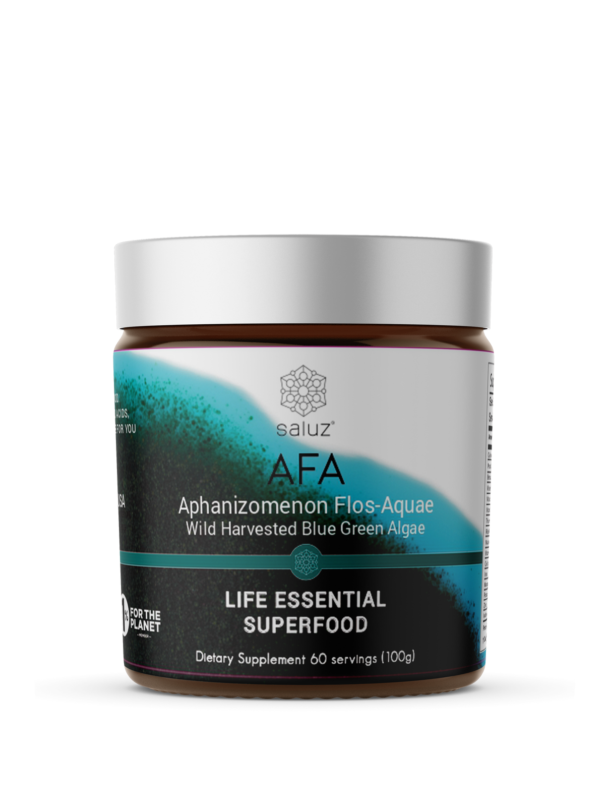 AFA Wild Harvested Blue Green Algae by Saluz™ — alternate view 3