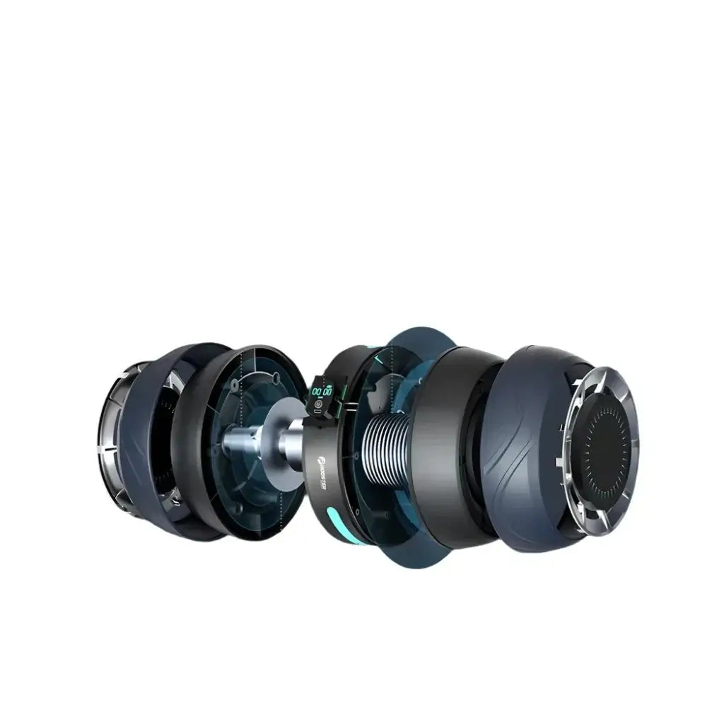 Detailed view of the Booster Abdominal Wheel, showcasing its ergonomic design for effective abdominal workout wheel.