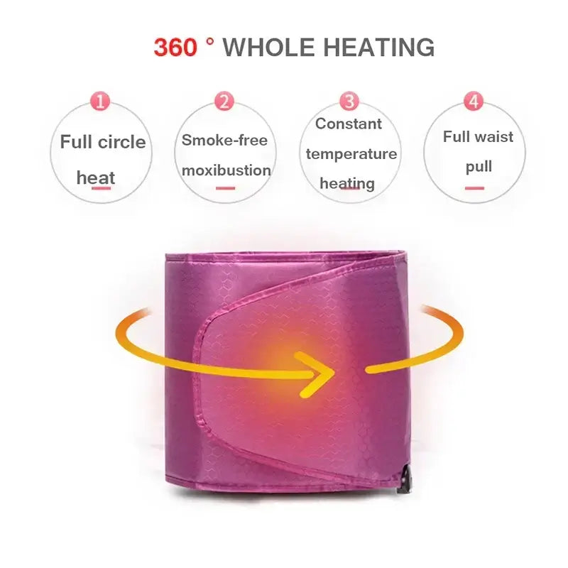 Electric Sauna Heating Belt featuring 360° whole heating for far infrared sauna belt therapy and comfort.