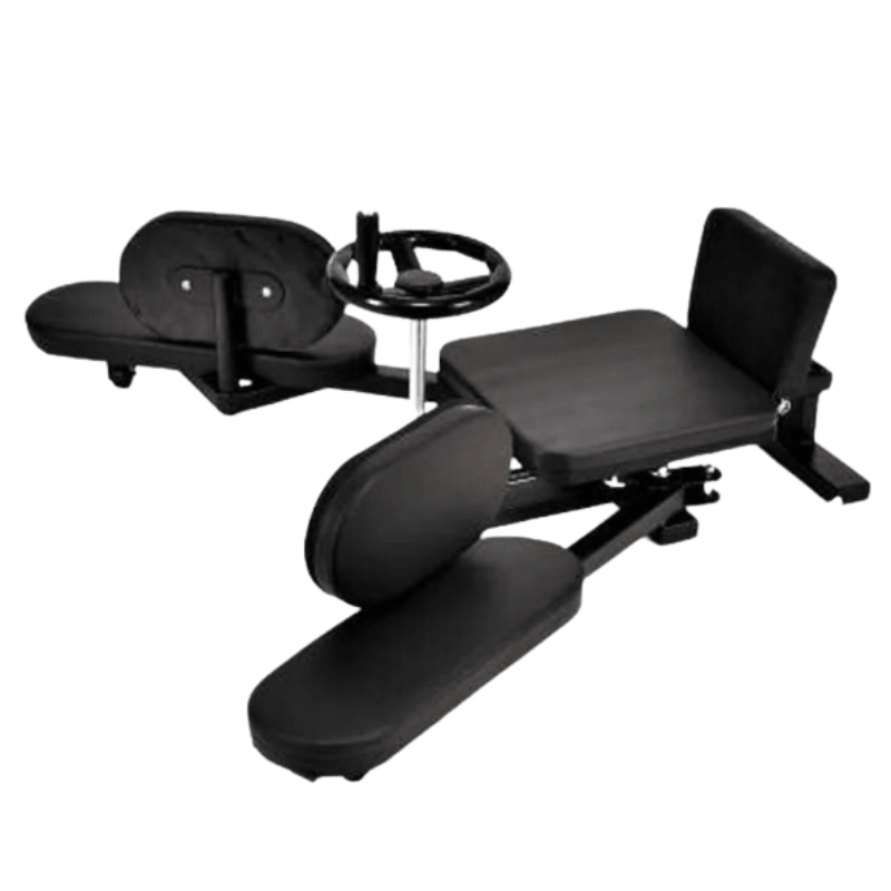 Adjustable leg stretcher for splits, versatile gym training equipment for flexibility and home workouts.