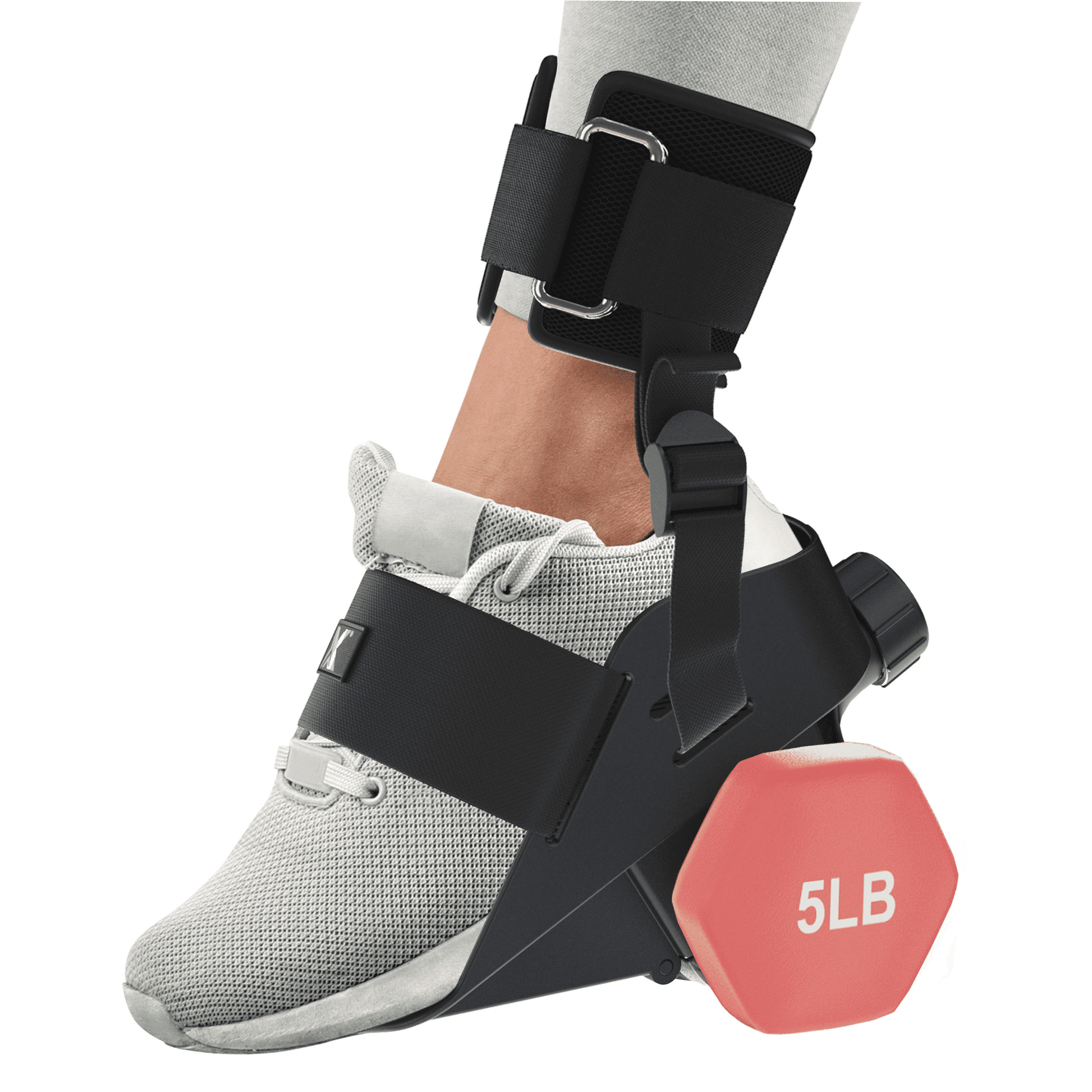 Adjustable Anklebell Leg Weight Adapter – Ankle Weight Dumbbell Attachment (Single)