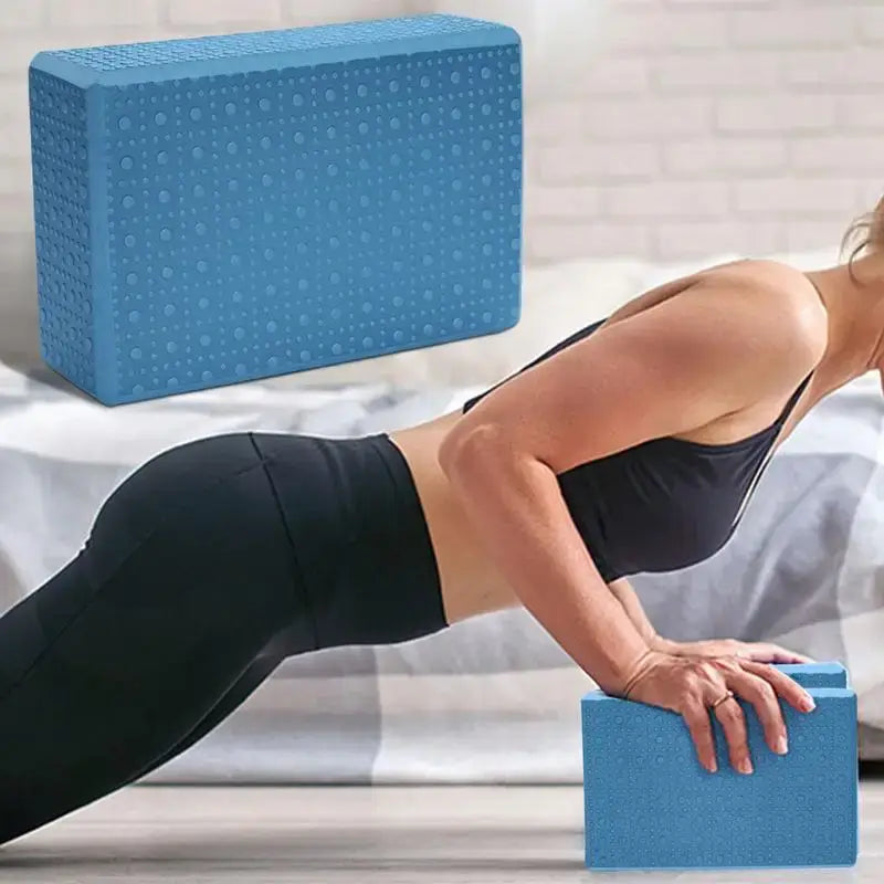 Anti-Slip Foam Yoga Blocks For Gym Training (Blue) product image 3