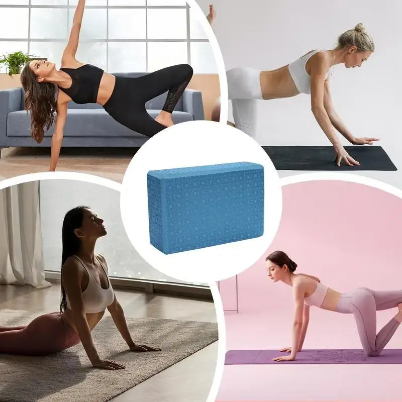 Anti-Slip Foam Yoga Blocks For Gym Training (Blue) product image 4