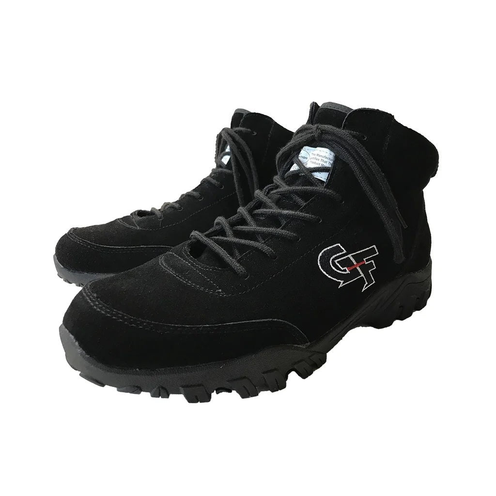 G-FORCE motorsport crew shoe in black, designed for style and comfort for motorsport enthusiasts.