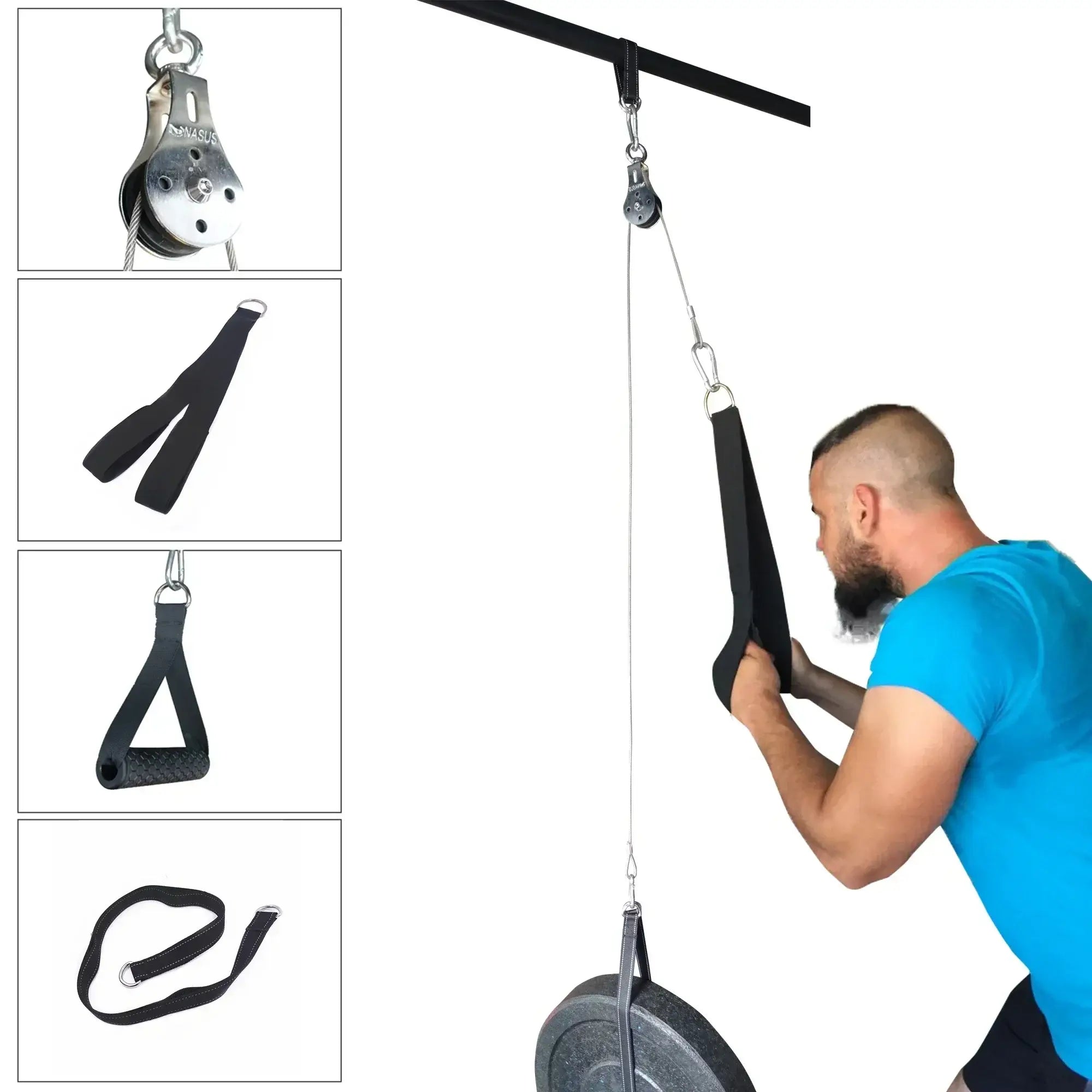 Fitness DIY Pulley Cable Machine Attachment System product image 2