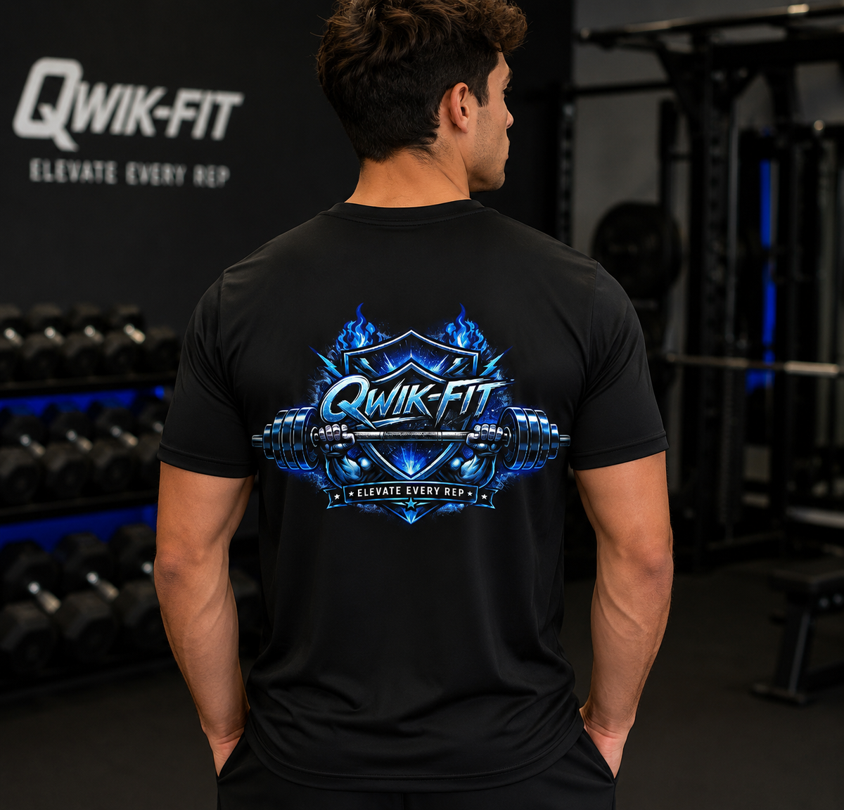 Qwik-Fit Elevate Every Rep Performance Dri-Power T-Shirt — alternate view 4