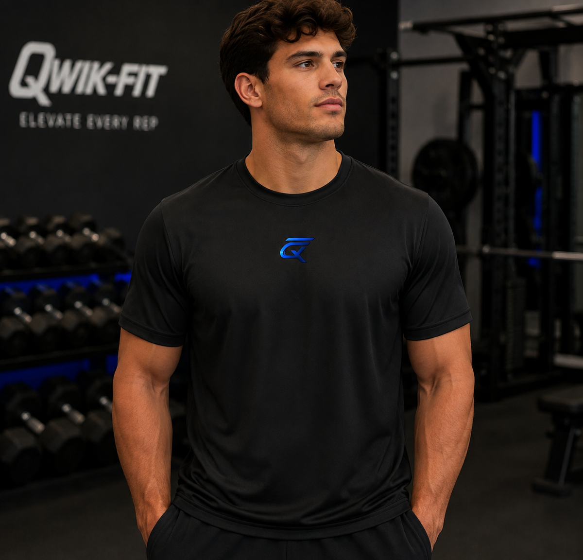 Qwik-Fit Elevate Every Rep Performance Dri-Power T-Shirt — alternate view 3