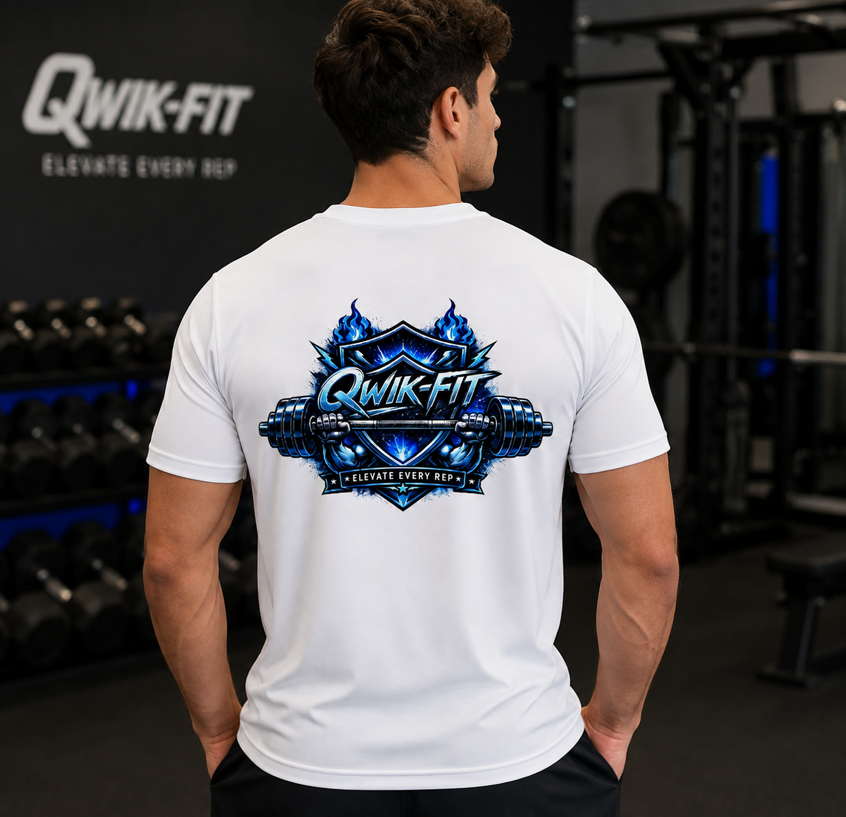 Qwik-Fit Elevate Every Rep Performance Dri-Power T-Shirt